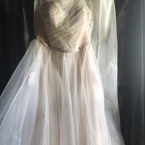 Pressed Flower Tulle A-line Formal Dress + more